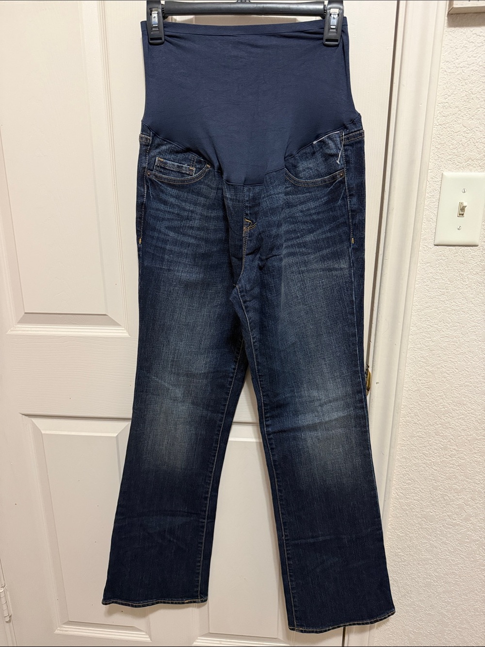 Old Navy Women's Dark Blue Maternity Boot Cut Jeans